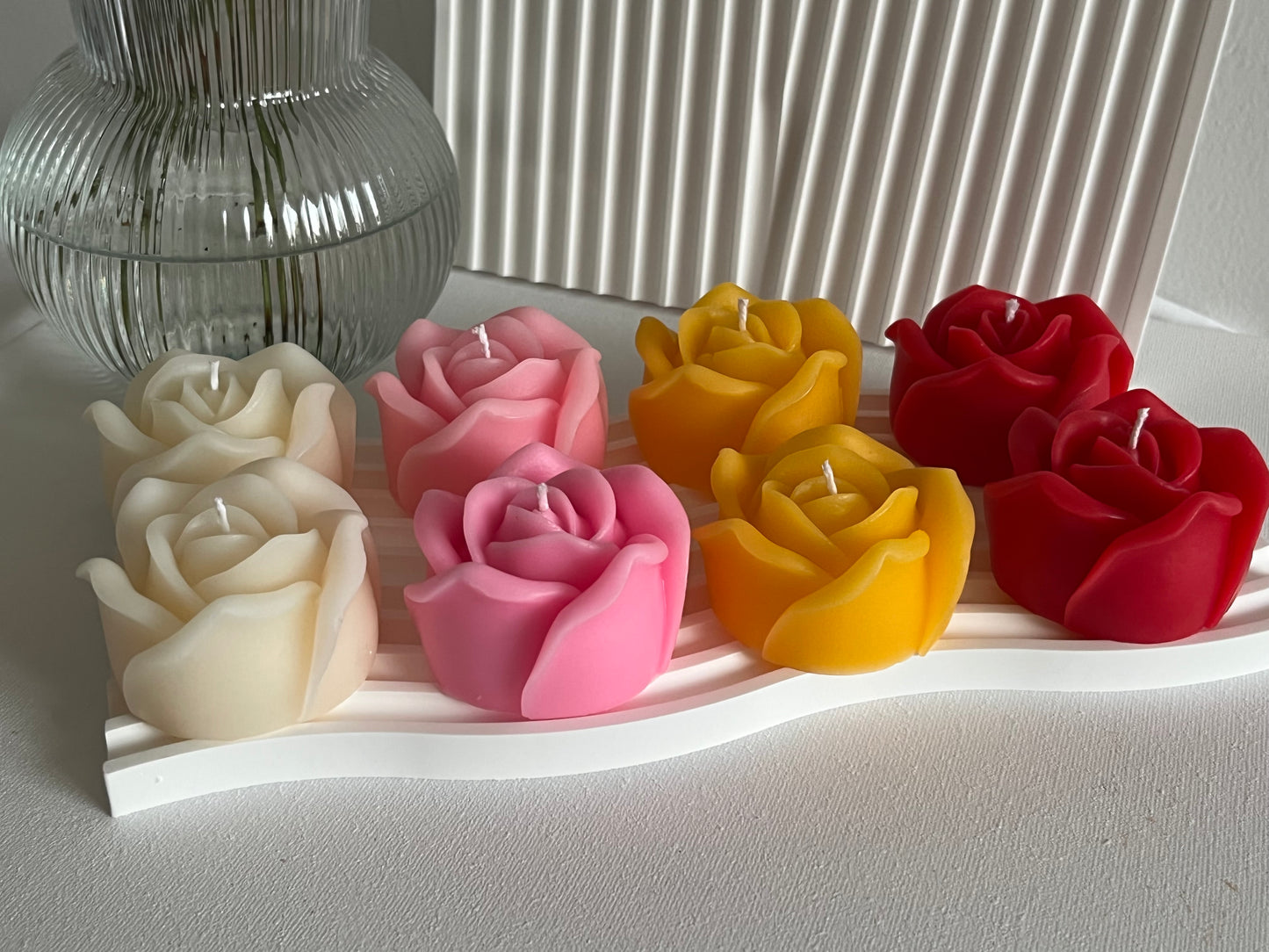 Rose candle